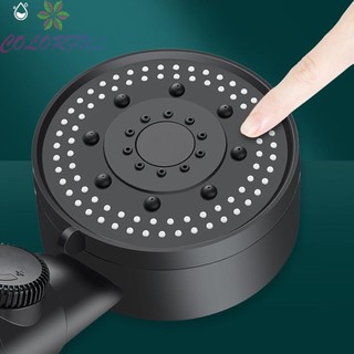 【COLORFUL】Durable Shower Head Bathroom Accessory 5 Mode Adjustable High Pressure