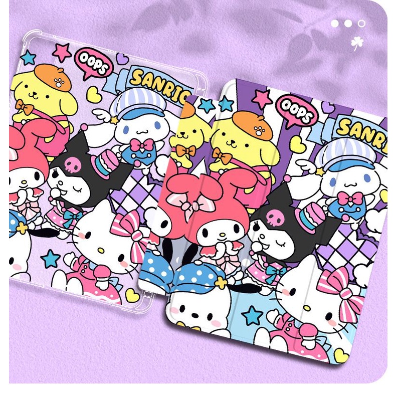 Ốp Máy Tính Bảng TPU Có Ngăn Đựng Bút Cho iPad 7th / 8th / 9th gen 10.2 10.5 Air3 / iPad 9.7gen5 / 6 iPad Pro11 2020 / 2021 air4 / 510.9 mini 4 5 mini6 Giá Đỡ