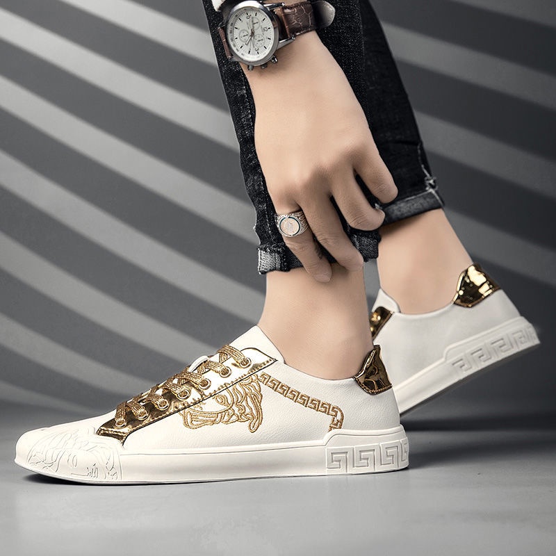 Giày Lười Da Phong Cách Hàn Quốc Thời Trang Xuân Thu 2023 Cho Nam