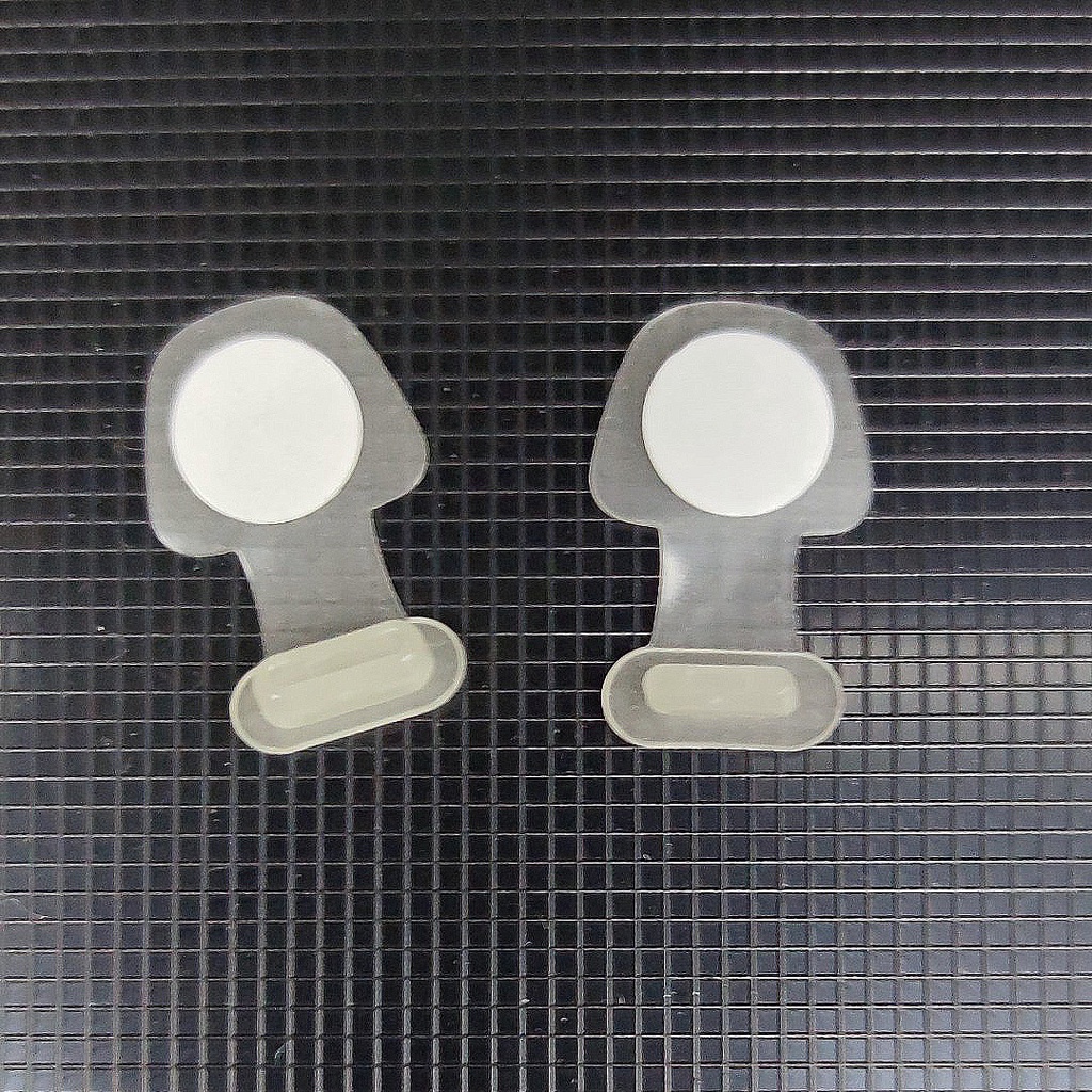 Băng Keo Hai Mặt Bằng Silicon Mềm Chống Bụi Chống Thất Lạc Màu Xanh Lá Dạ Quang Có Thể Tái Sử Dụng Cho Apple