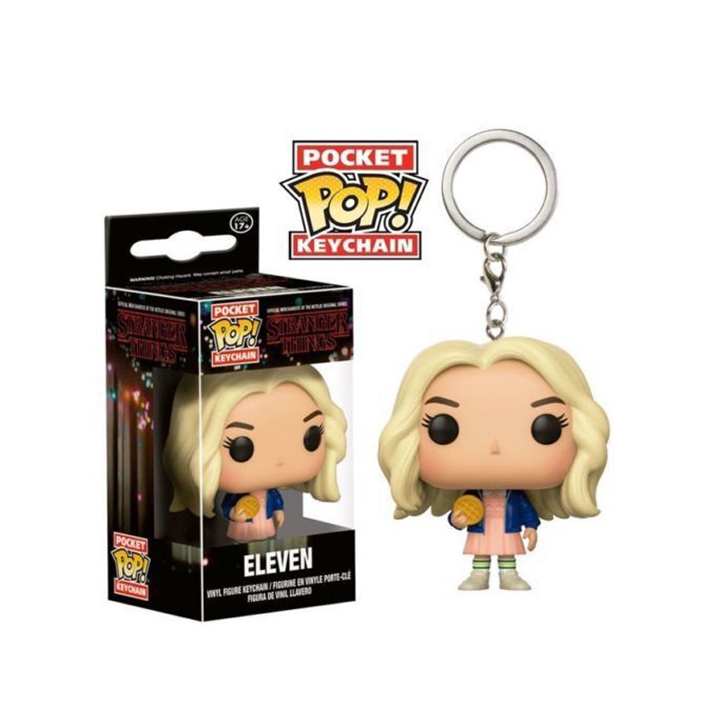 Funko Pop Móc Khóa Funko Pop Stranger Things Eleven Piranha Dustin Barbaara