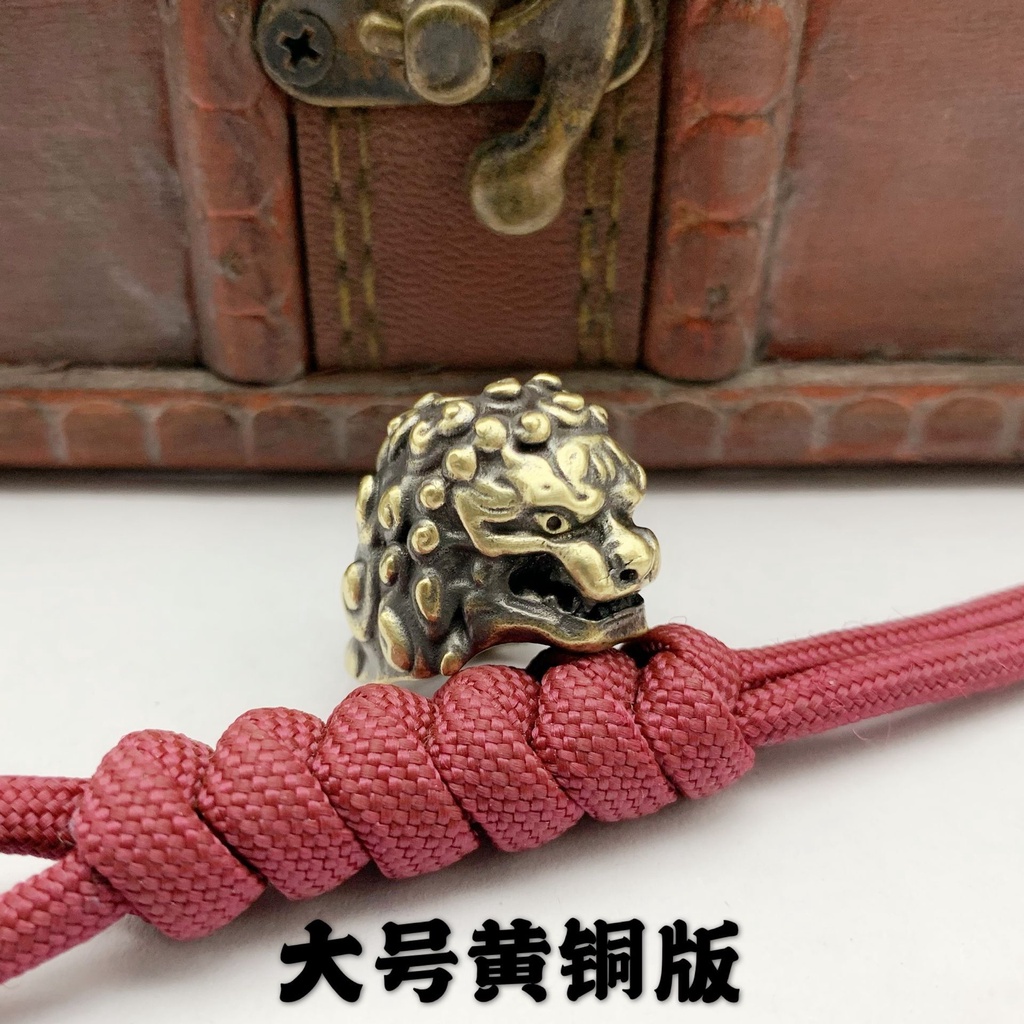 Mặt Dây Chuyền Hình Sư Tử Bằng Đồng Thau Để Bàn Trang Trí