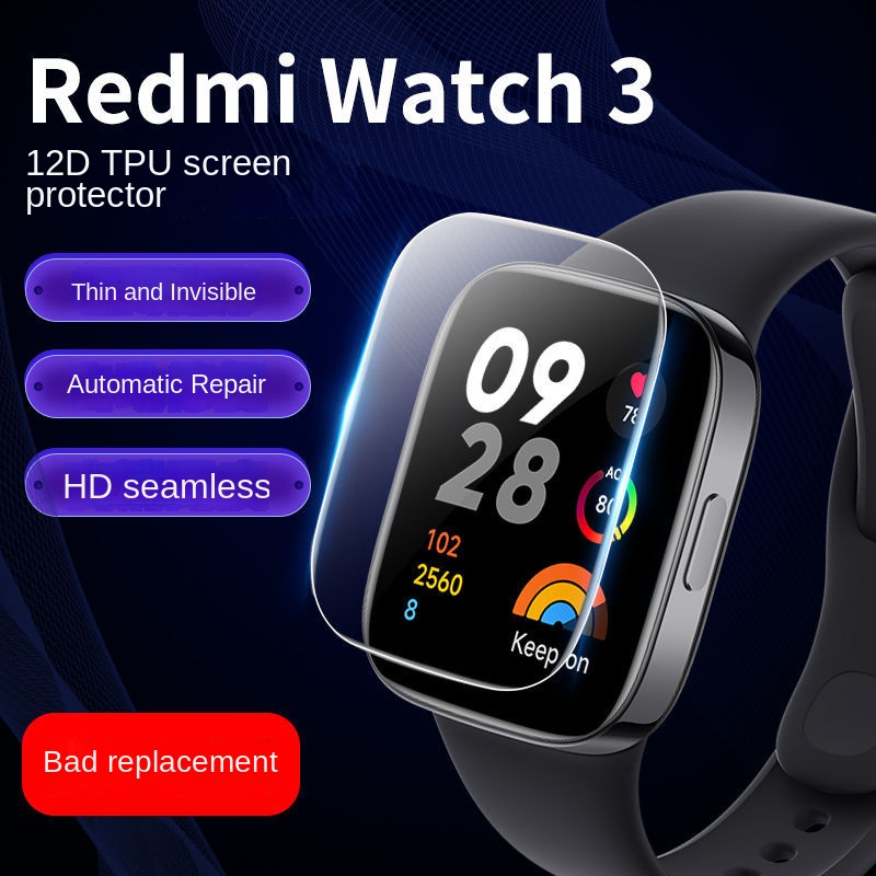 Phim dán bảo vệ màn hình HD 12D thích hợp cho Redmi watch 3 / Redmi watch 2 lite / Mi watch lite