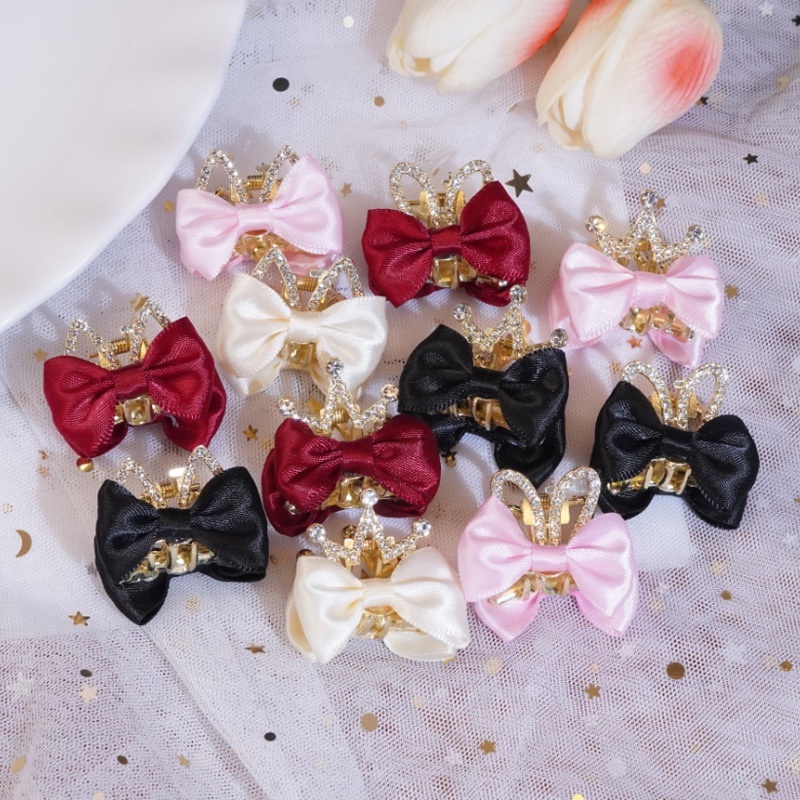 Kẹp Tóc Nơ Nhỏ Dễ Thương Phong Cách Hàn Quốc Cho Bé Gái