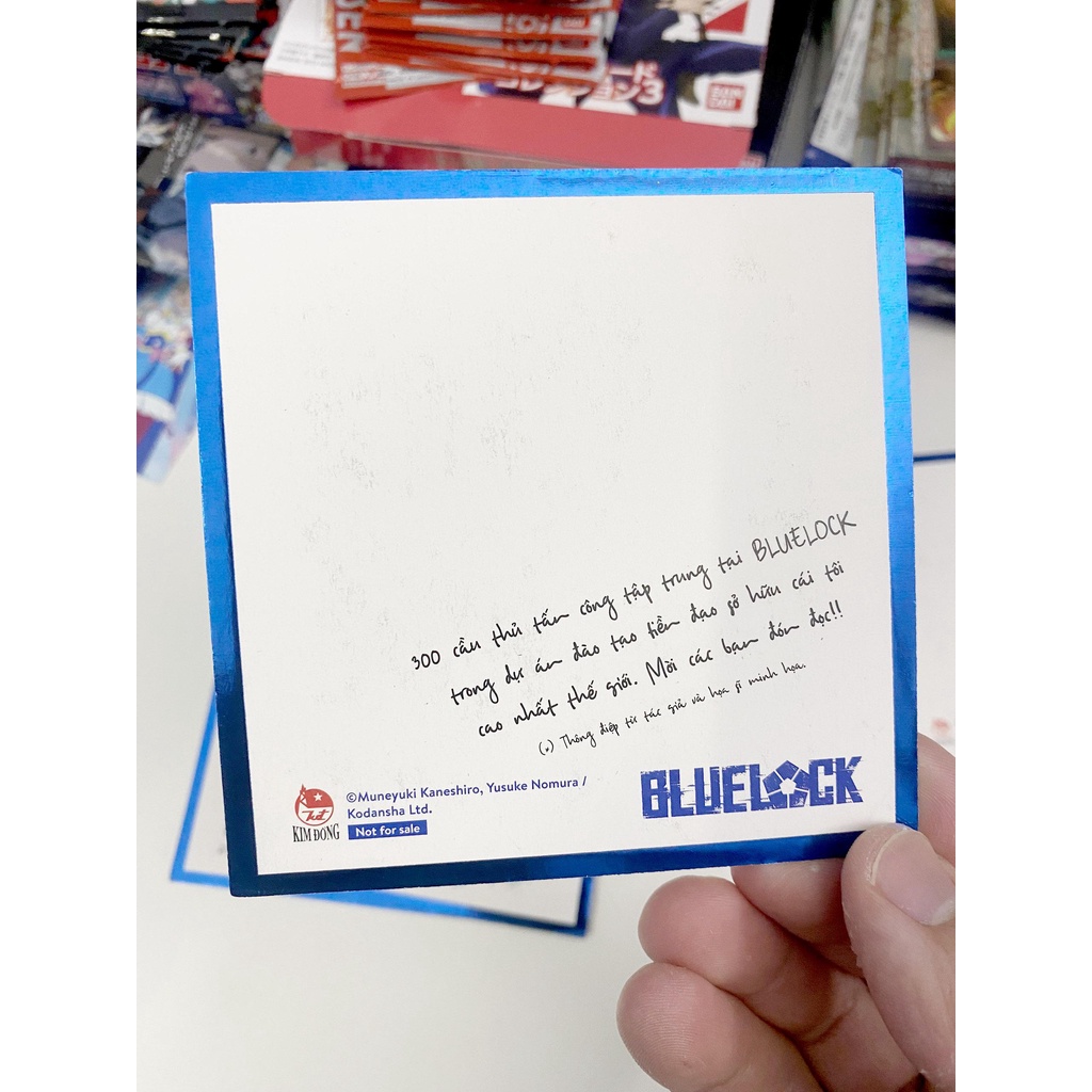 Card Blue Lock Shikishi Japan Việt Nam độc quyền