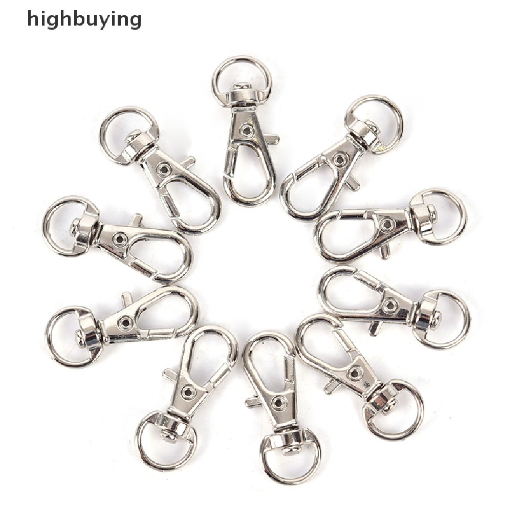 Set 10 Móc Khóa Mini Bằng Hợp Kim Nhôm Đa Năng