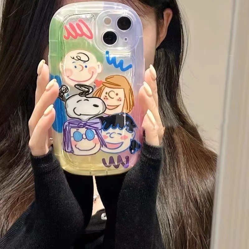 Ốp Điện Thoại Silicon TPU Mềm Trong Suốt Chống Sốc In Hình Gia Đình Dễ Thương Cho IPhone 13 11 14 12 Pro XS Max X XR 7 + 8 Plus