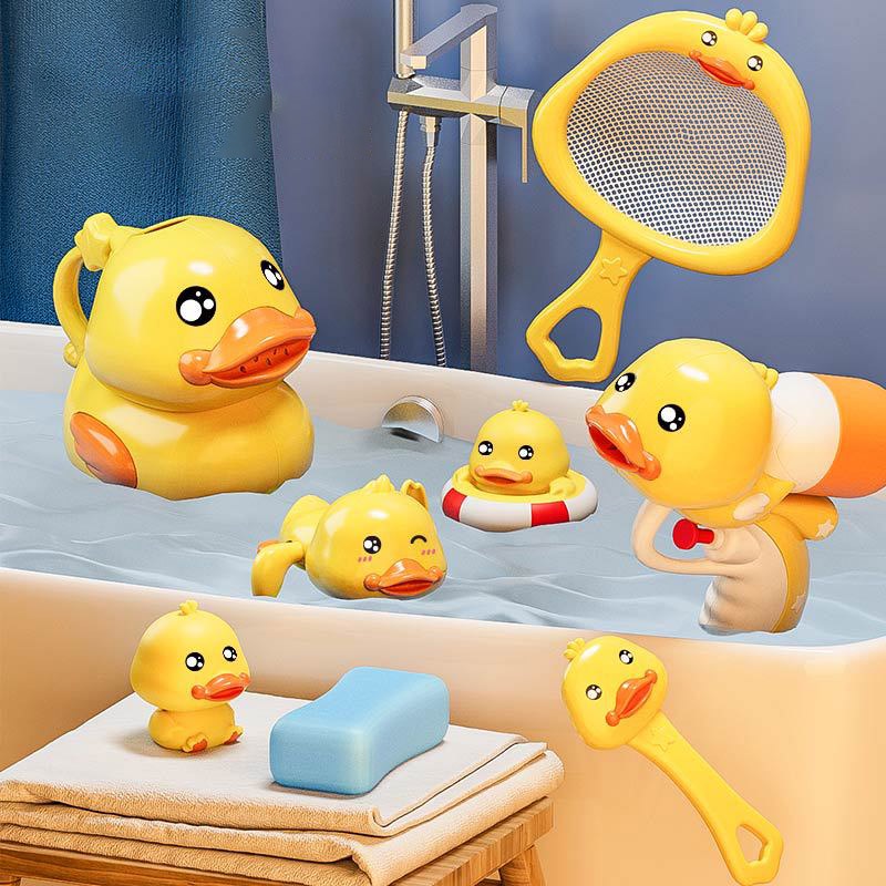 Haoerwu Đồ Chơi Bồn Tắm Hình Chú Vịt Vàng Ngộ Nghĩnh Đáng Yêu Cho Trẻ Em