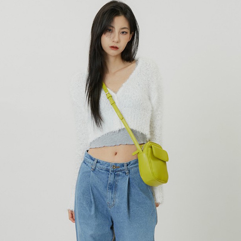 Ielgy Túi Đeo Chéo mini Đựng Điện Thoại Màu Kẹo Ngọt Thiết Kế niche Hàn Quốc Cho Nữ