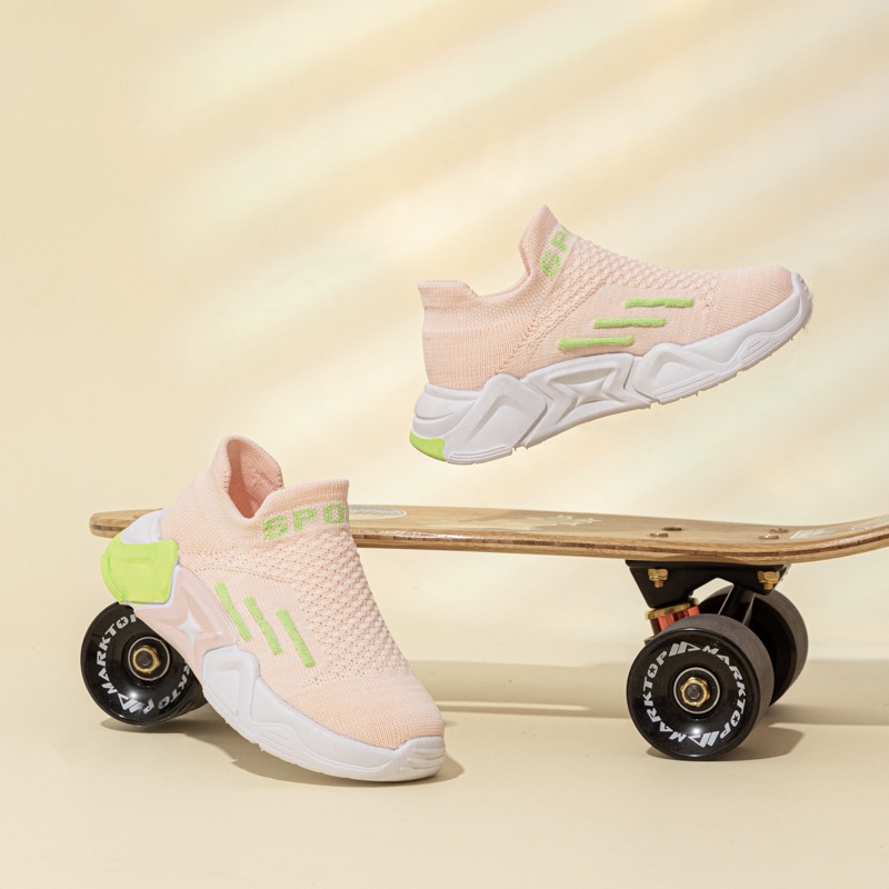 Bololo Giày Sneaker Thiết Kế Mới Thoáng Khí Năng Động Thời Trang Dành Cho Bé