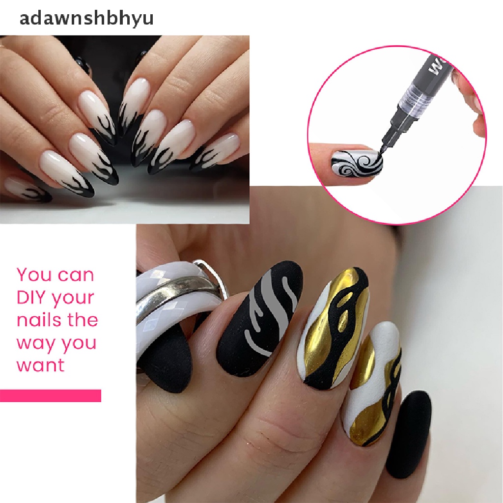 Set 4 Bút Chì Vẽ Trang Trí Móng Tay Nghệ Thuật Chống Thấm Nước