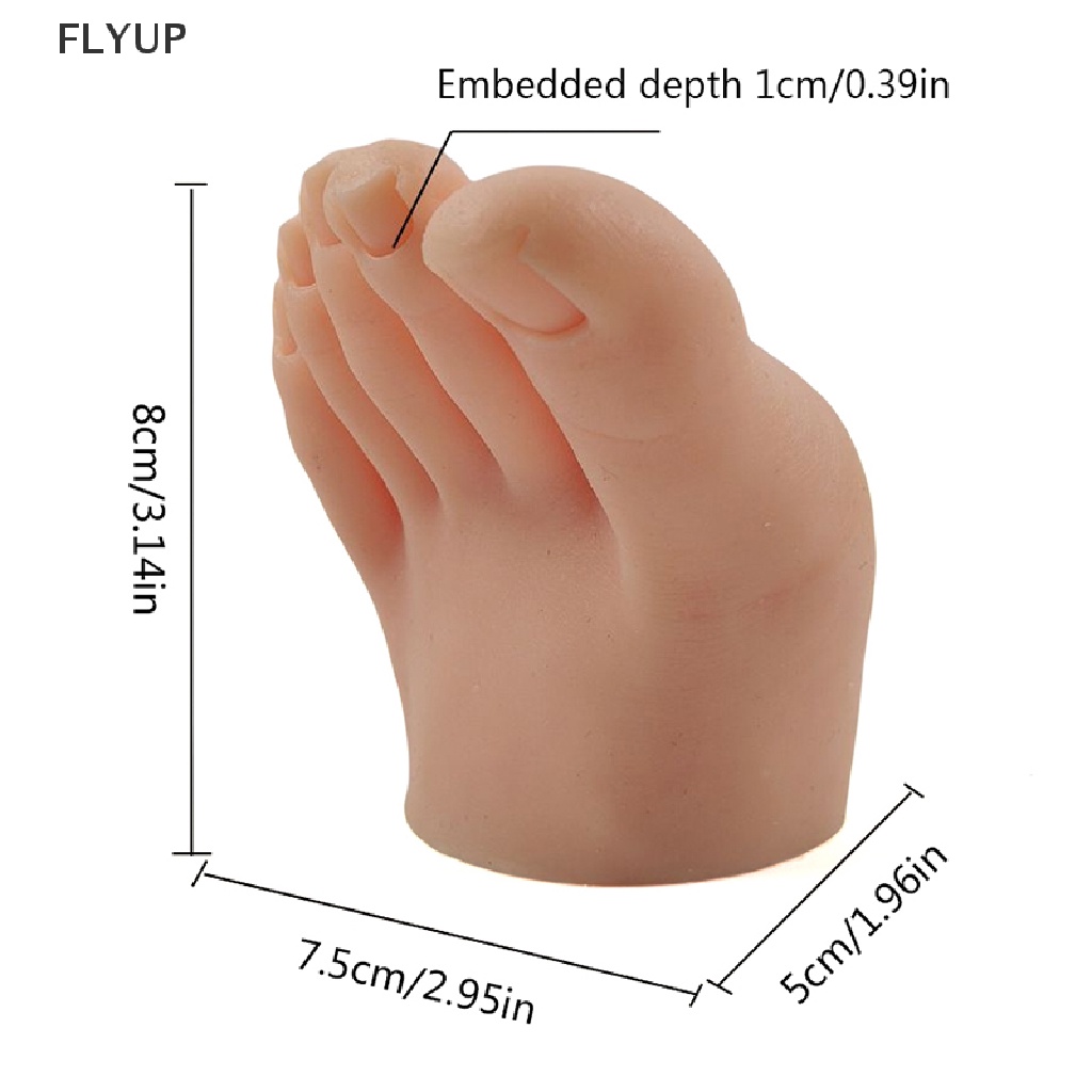 Ma Nơ Canh Kèm Móng Chân Giả Bằng Silicon Dùng Luyện Tập Làm Móng