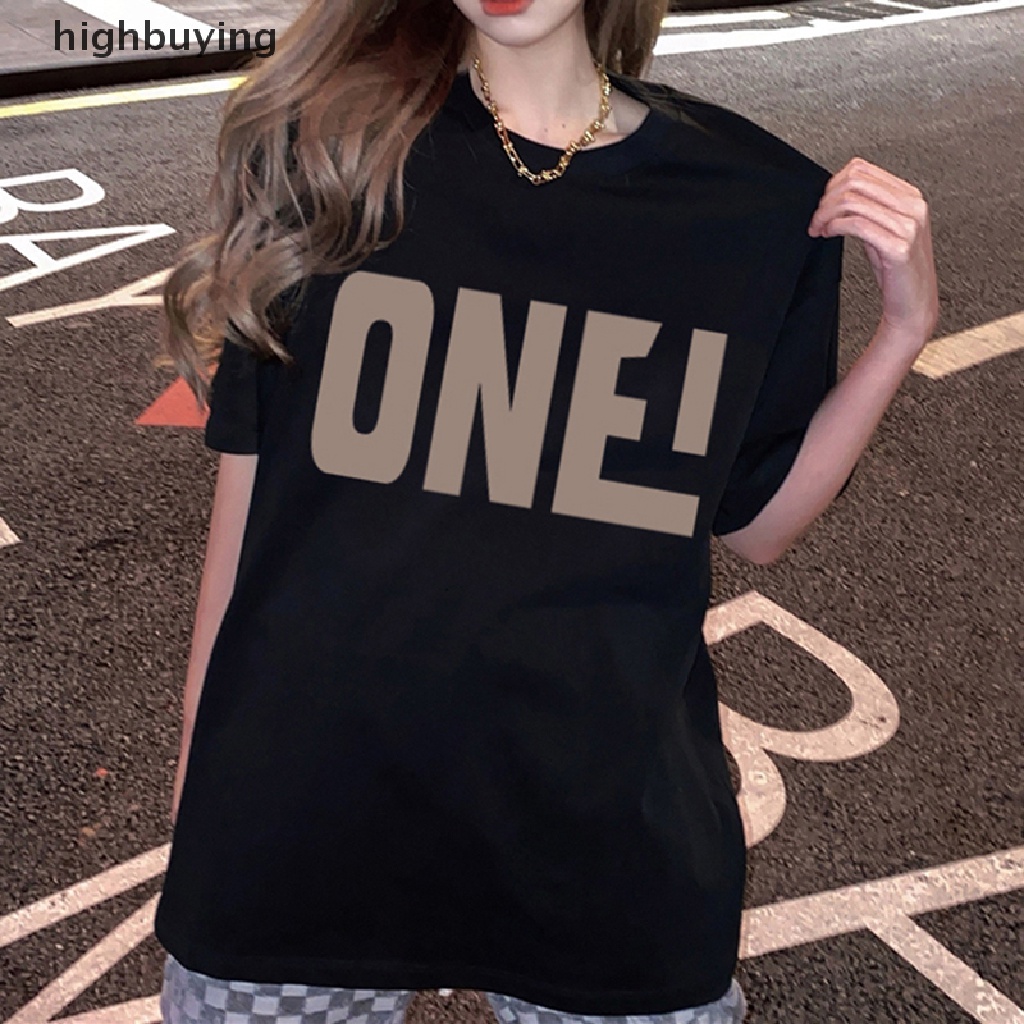 Áo Thun Tay Ngắn Cổ Tròn In Chữ Thời Trang Dành Cho Nữ