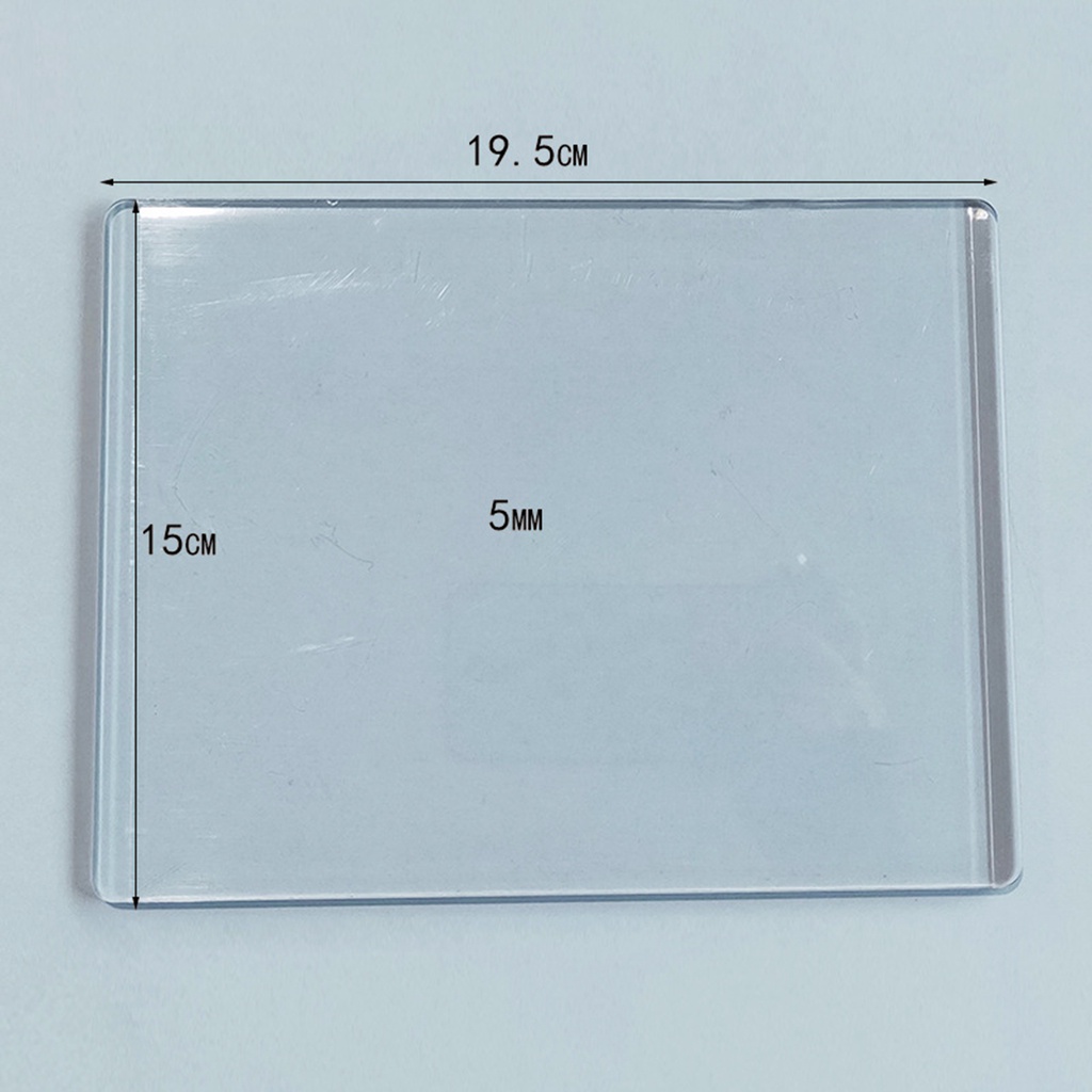 Tấm Khuôn Cắt Bằng Acrylic Chống Ăn Mòn Dùng Làm Thẻ Thủ Công