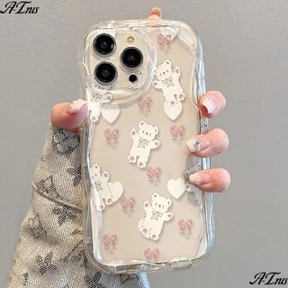✅Ốp Điện Thoại Mềm Trong Suốt Chống Sốc Hình Gấu Cho iPhone14 / 13promax 12 / 11 7 / 8p xsxr BV76
