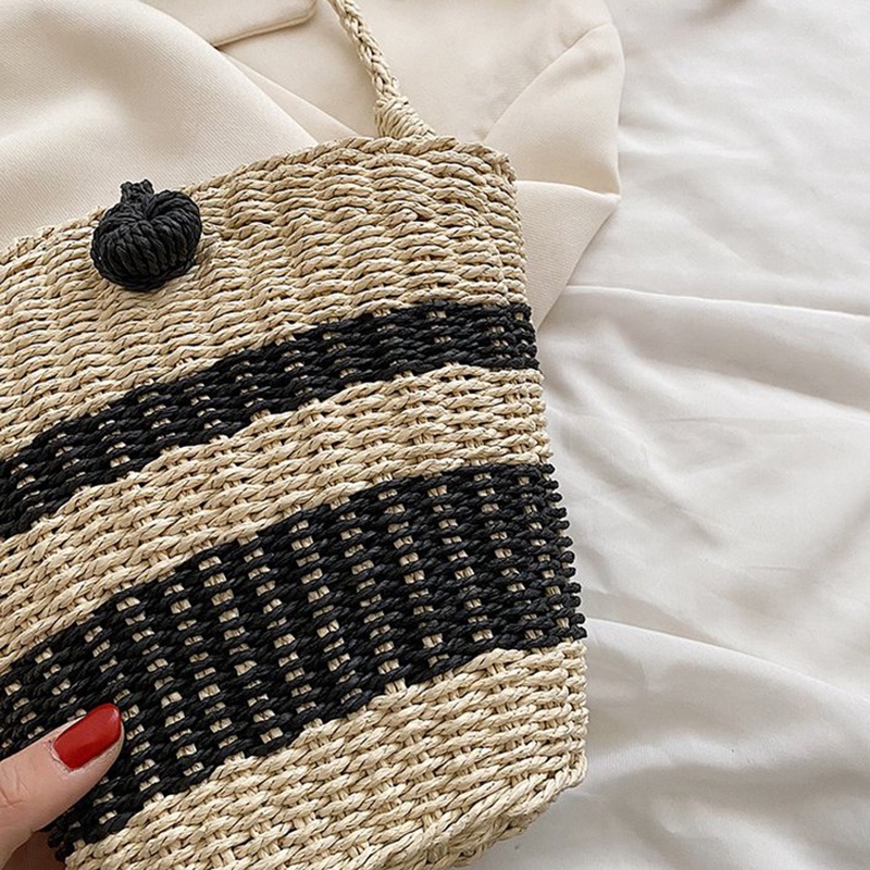 Túi Đeo Chéo Đan Lát Cỡ Nhỏ Thời Trang Sành Điệu