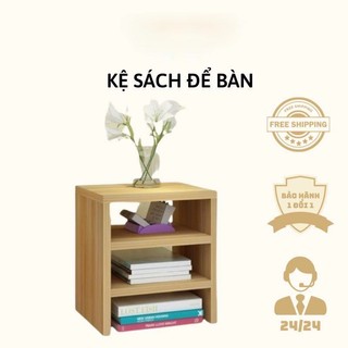 Kệ sách để bàn 3 tầng lắp ghép