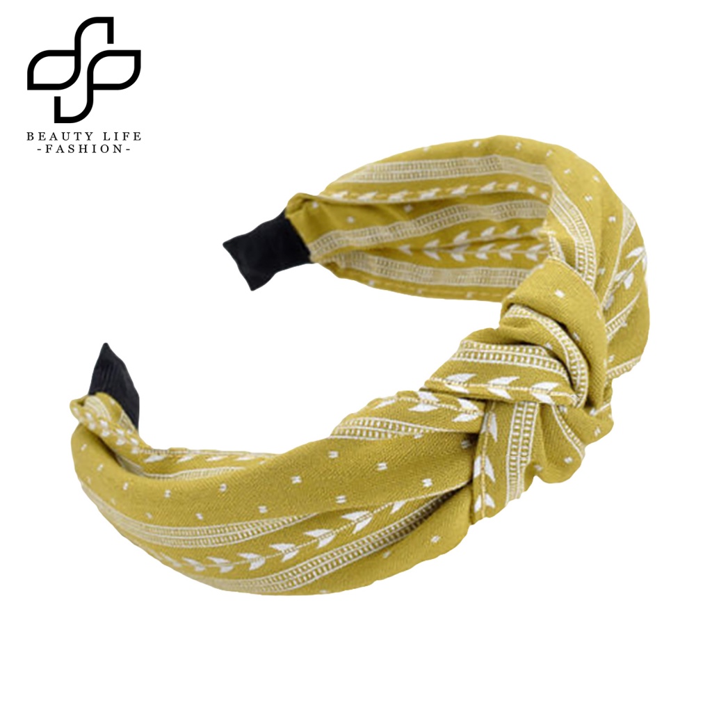 Băng Đô Thắt Nút Chéo Bằng Vải Thoải Mái Quyến Rũ Mặc Hàng Ngày