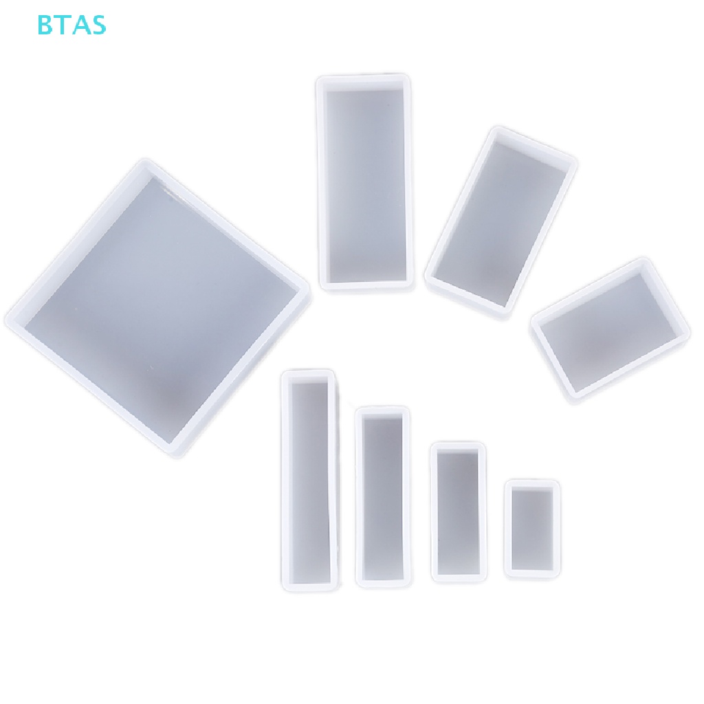 Khuôn Silicone Hình Vuông / Chữ Nhật Làm Trang Sức Thủ Công