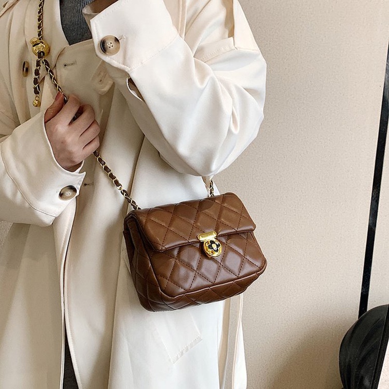 Túi Xách Dây Xích Đeo Vai Phong Cách harajuku Đơn Giản Cho Nữ