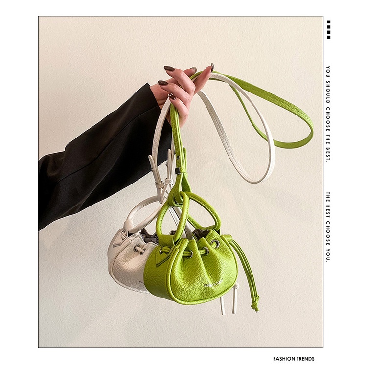 Túi Da JASMIN NOIR PU Đeo Chéo Vai Thiết Kế Đơn Giản Dành Cho Nữ