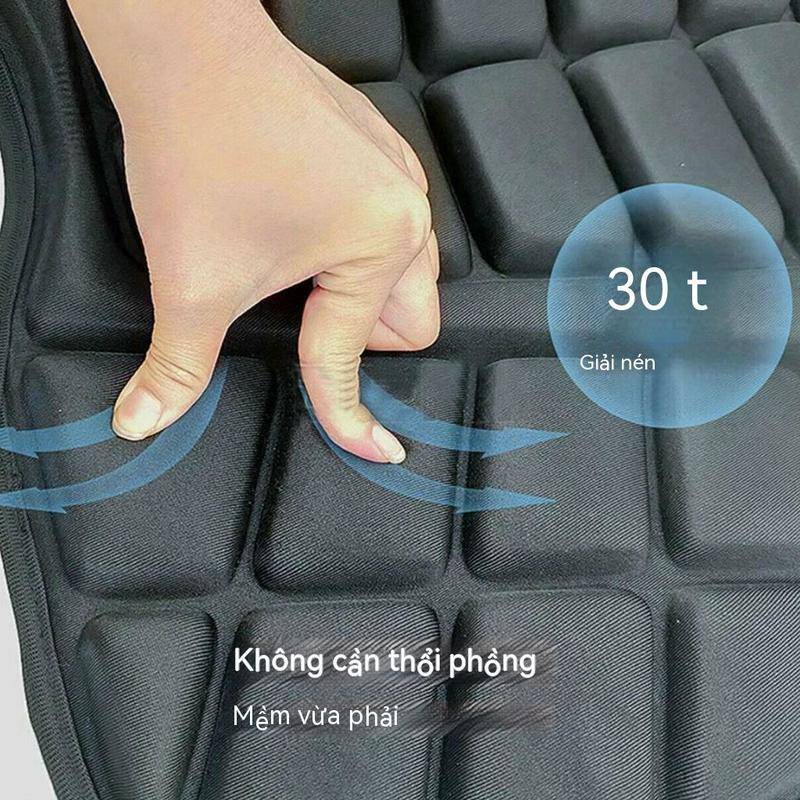 Vỏ Bọc Yên Xe Máy 3D Thoáng Khí Thoải Mái Chống Sốc Đệm lót yên Đệm Lót Yên Xe Máy Bơm Hơi Đàn Hồi
