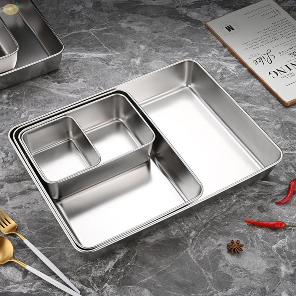 【VARSTR】Food Tray Kitchen Rectangular Serving Decoration Vegetable High Quality