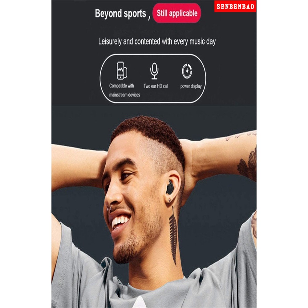 Tai Nghe Bluetooth 5.0 Nhét Tai Mini senbenbao Y30 TWS