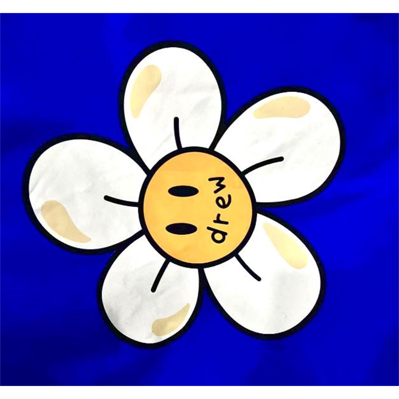 Áo Thun Tay Ngắn In Hình Mặt Cười Và Cánh Hoa Mới Nhất Unisex