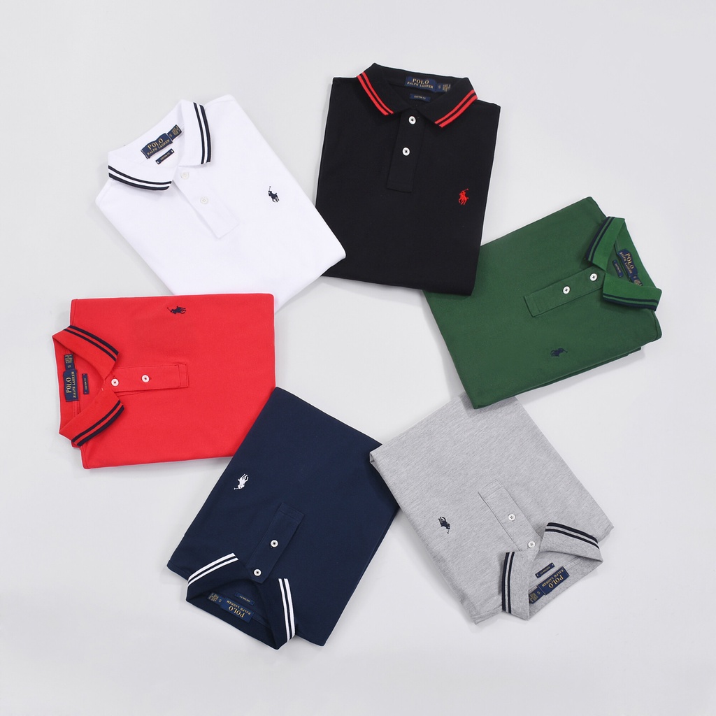Áo polo Ngắn Tay Ôm Body Thời Trang 2023 Ralph Laurensn Cho Nam