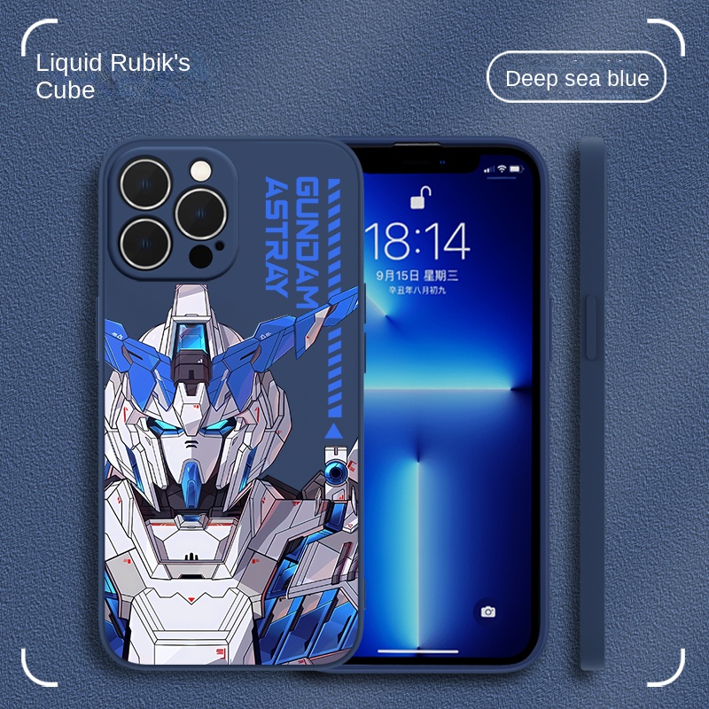 Gundam Ốp Điện Thoại In Hình Hoạt Hình Sáng Tạo Cho Iphone 14 12 13pro 11Promax x 8plus7 xr xsmax 6s mini6