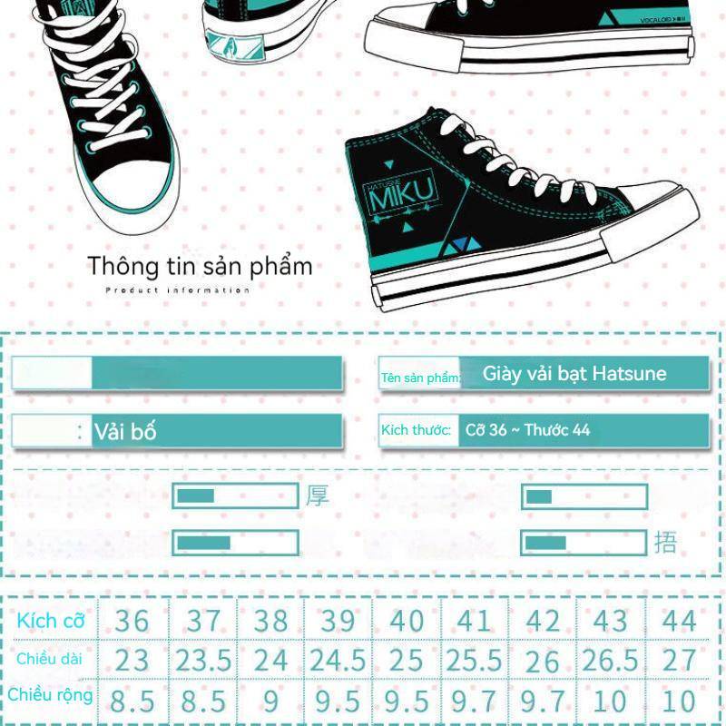 Hatsune Miku Princess Knight group cosplay shoes son Hatsune Miku cosplay shoes canvas shoes miku theme student board shoes sports shoes sneakers sneakers