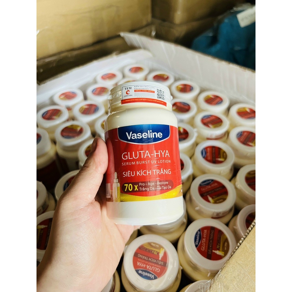 Tuýt dưỡng Vaseline Đỏ 70x Pro Age 300ml Thái Lan {Tặng hủ kích trắng) - myphamthienduc | BigBuy360 - bigbuy360.vn
