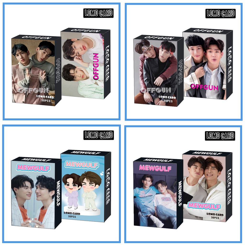 Hộp 30 Tấm Ảnh Lomo Card Jin WAR Zeenew Ohm Nanon Burun prem Kinporsche