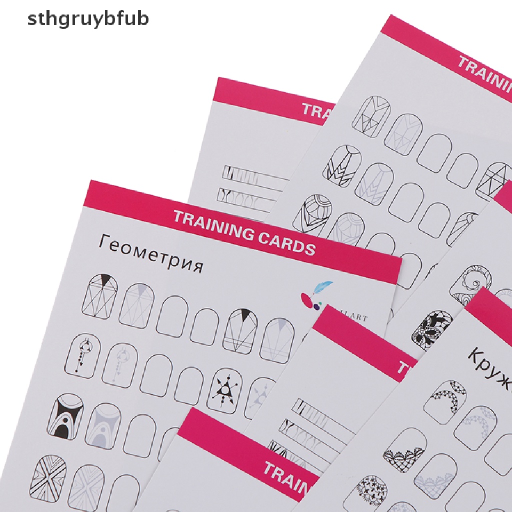 Sách Tập Vẽ Móng Nghệ Thuật 12 Trang STHB
