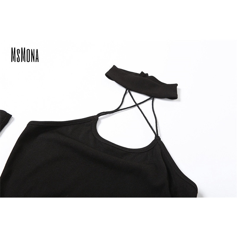 MsMona Bộ Áo Liền Quần Dáng Ôm Màu Trơn Thời Trang 2023 Dành Cho Nữ | BigBuy360 - bigbuy360.vn