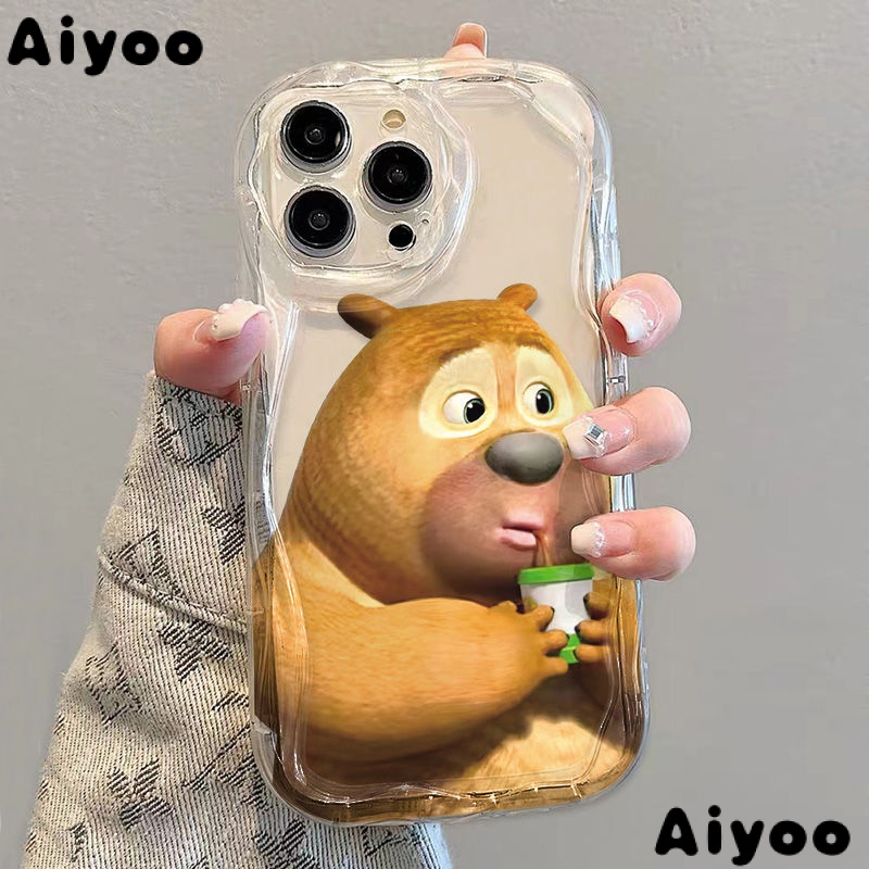 ✅Ốp Điện Thoại Mềm Trong Suốt Chống Sốc In Hình Gấu Daze Bear Two Cho iPhone14 / 13promax 12 / 11 7 / 8p xsxr 2