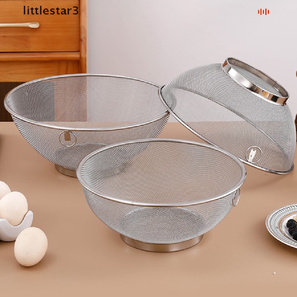 Rổ Rây Bột Bằng Thép Không Gỉ Lọc Nước Ép Trái Cây