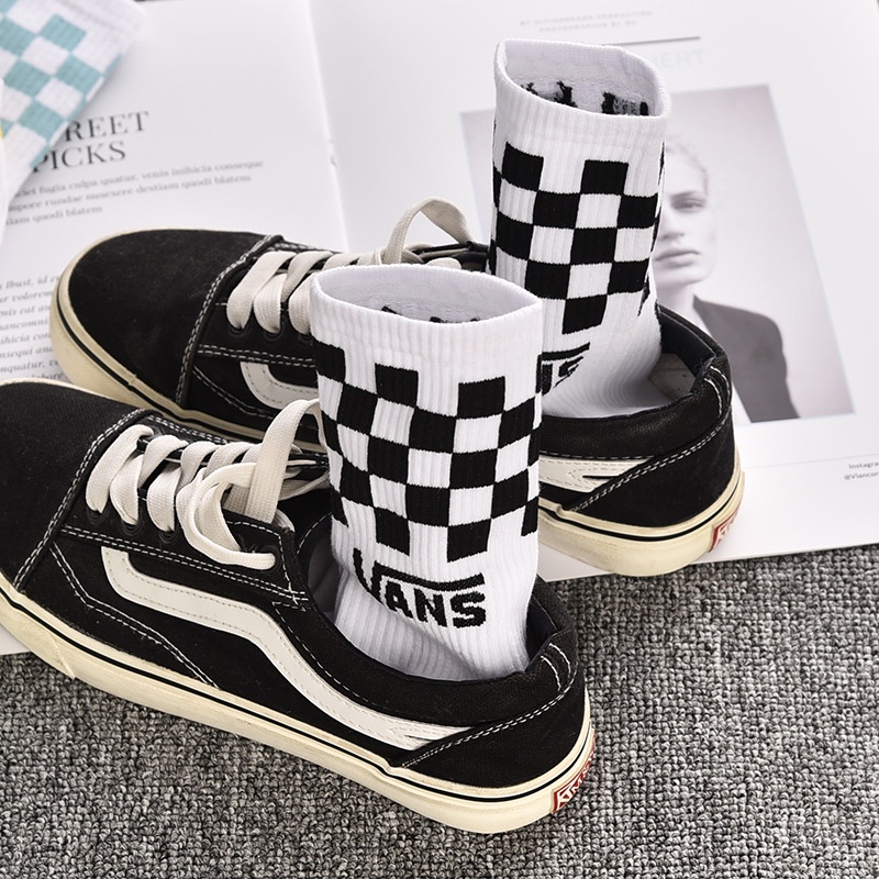 VANS Mới Đôi Vớ Cotton Thoáng Khí Thoải Mái Cho Nam Và Nữ