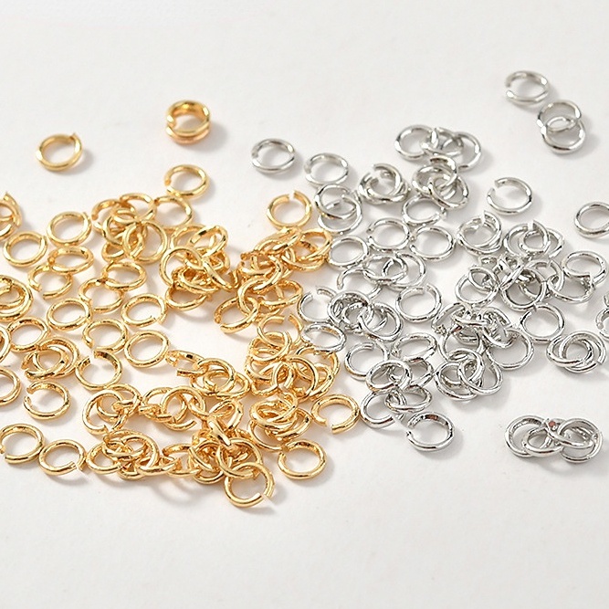 Nhẫn Đồng Mạ Vàng 14k 18K Nhiều Màu Sắc Dùng Làm Trang Sức Thủ Công