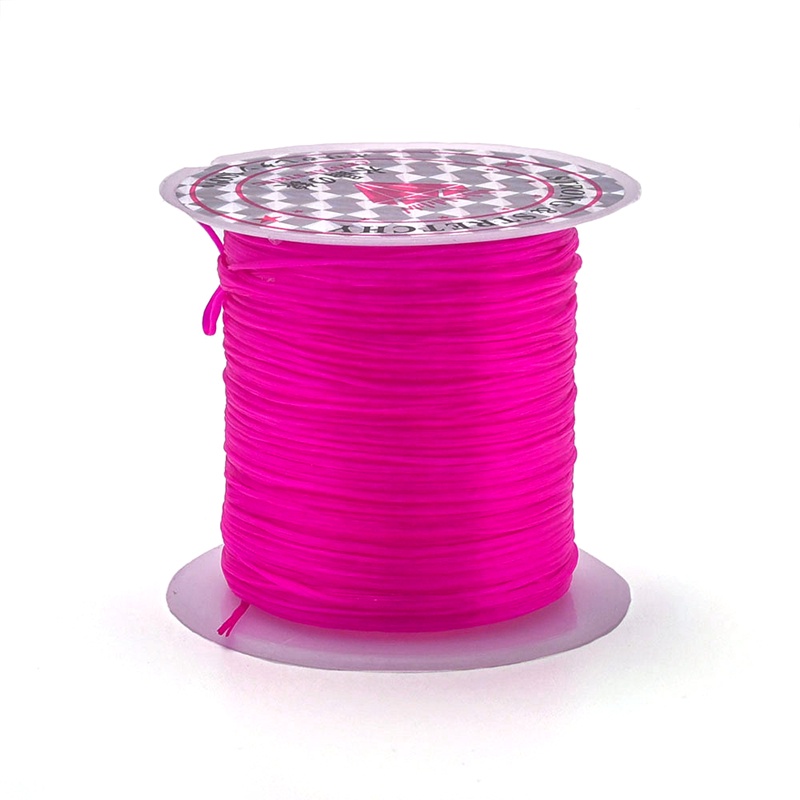Cuộn Dây Co Giãn 0.8mm Dài 10 yards Dùng Làm Trang Sức Thủ Công