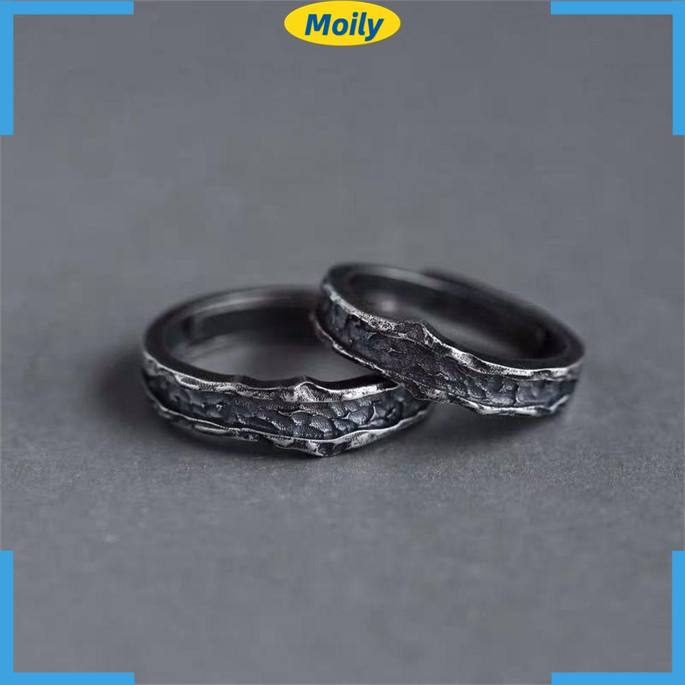 Nhẫn đeo ngón tay kim loại phong cách punk thời trang unisex