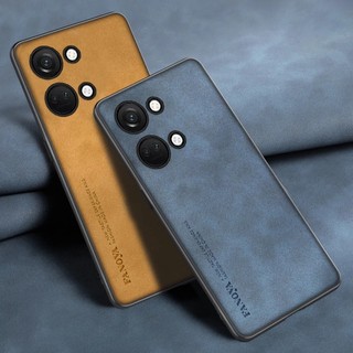 Ốp điện thoại da pu chống sốc phong cách vintage cho oneplus ace 2v / ace 2 / ace pro