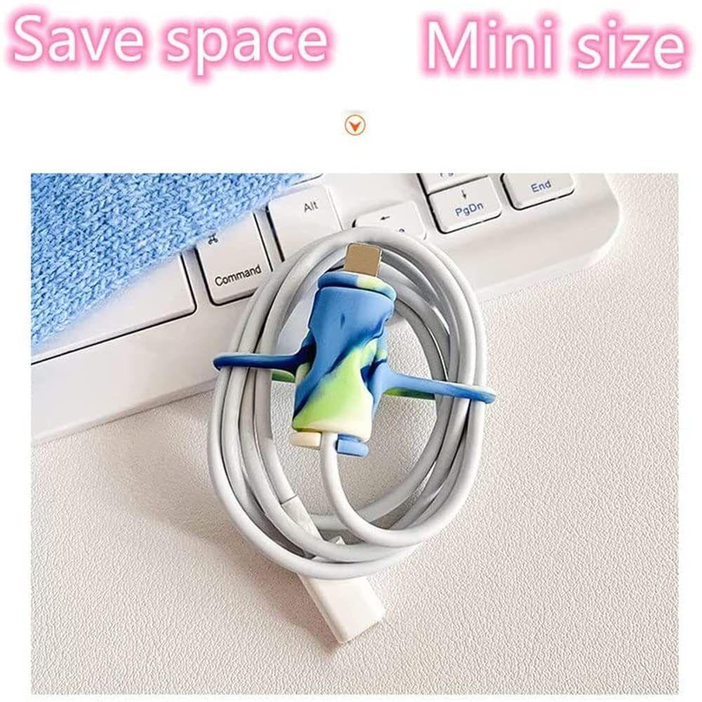 BEBETTERM Phụ Kiện Bảo Vệ Dây Cáp Dữ Liệu Bằng Silicon Chống Đứt Tiện Dụng