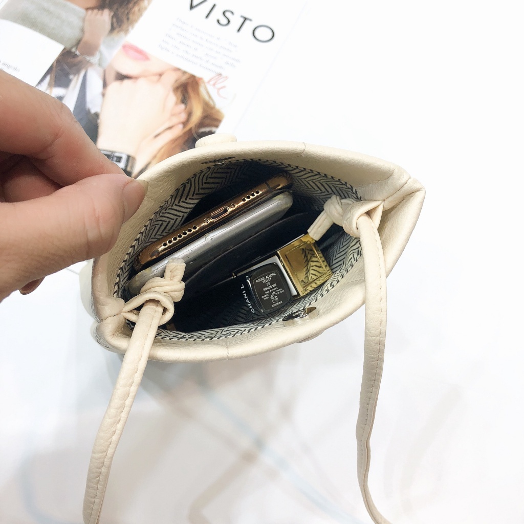 Túi da đeo chéo YUNFAN mềm mại thời trang cho nữ