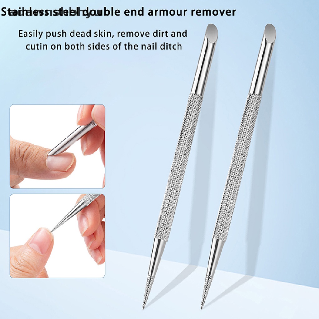 1 Cây Đẩy Biểu Bì Hai Đầu Bằng Thép Không Gỉ Chuyên Dụng Cho Làm Móng