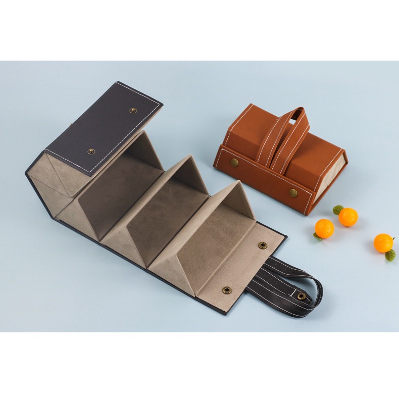 Túi Xách JASMIN NOIR Da PU Đựng Mắt Kính Thời Trang Đơn Giản Dành Cho Nữ