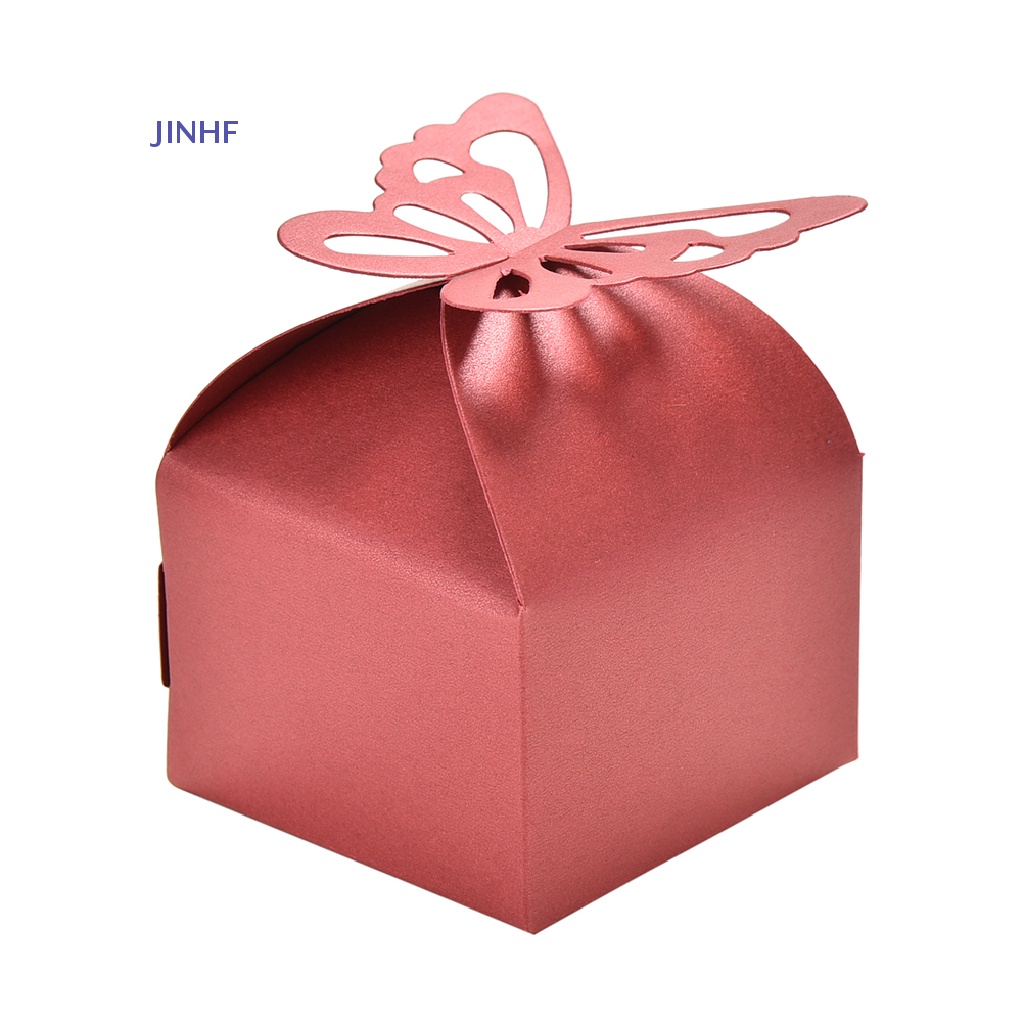 Set 10 Hộp Đựng Bánh Kẹo Hình Bướm Cho Tiệc Cưới Set 10 Túi Đựng Kẹo Hình Bướm Trang Trí Bánh Kem Set 10 / 10 Mông 10 Món Độc Đáo Cá Tính