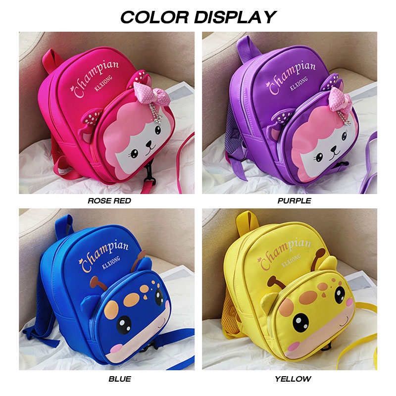 Bololo Balo Cỡ Lớn Thoáng Khí Chống Thất Lạc Họa Tiết Hoạt Hình Dễ Thương Cho Bé