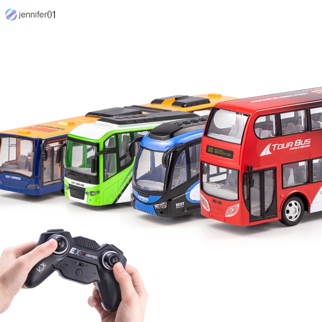 Xe Buýt Đồ Chơi Điều Khiển Từ Xa Không Dây Có Đèn
